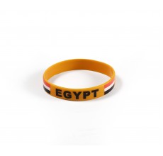 Egypt Brown World Cup Olympics Silicone Wristband (Pack of 1)